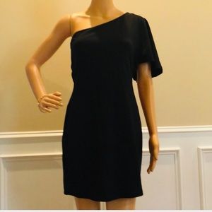 Susana Monaco one shoulder body con dress